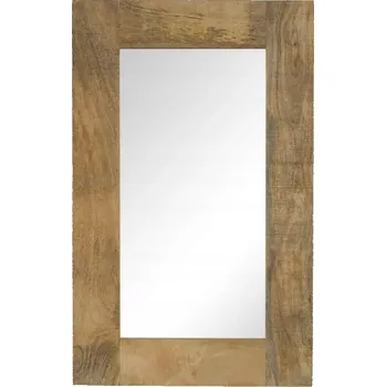 Zrcadlo Zrcadlo v rámu z masivního mangového dřeva 50 x 80 cm, retro styl