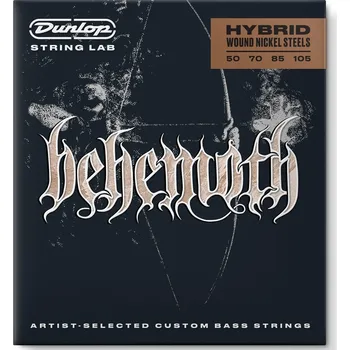 Struna pro kytaru a smyčcový nástroj Dunlop Behemoth Hybrid Wound Nickel Bass Strings 50-105 + prodloužená záruka 3 roky