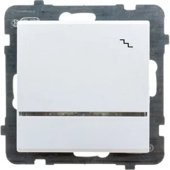 vypínač Schodišťový vypínač pod omítku Ospel bílý ŁP-3RS/M/00