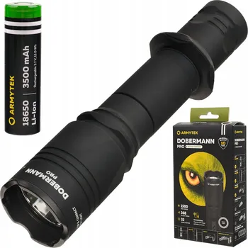 Svítilna Svítilna Armytek 1500 lm LED pro montáž na zbraň