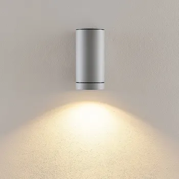 Venkovní osvětlení Deko-Light Venkovní nástěnné svítidlo ShoreLine Pro Round, světle šedé, GU10 světle šedá 1 x 7,5 W LED - Doprava zdarma