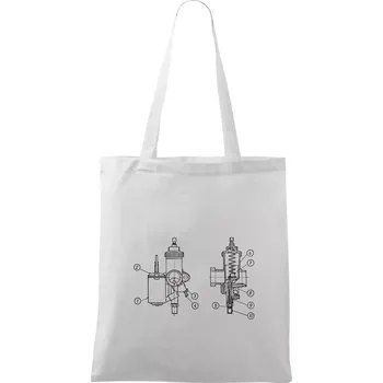 Karburátor Jikov 2926 - Taška bavlněná - 42 x 38 cm ( Bílá )