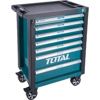 Total Dílenský vozík s nářadím, 162ks, industrial, THPTCS71621