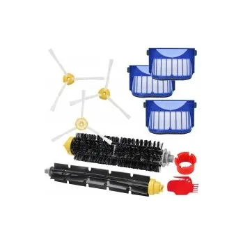 Sada příslušenství pro robotický vysavač HEPA filtry a kartáče k vysavači IROBOT Roomba 616 sada 10ks