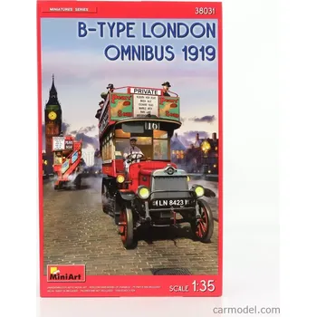 Plastikový model Miniart General Omnibus B-type London Autobus 1919 1:35 /