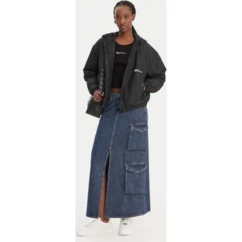 Karl Lagerfeld Jeans Bunda pro přechodné období B1W15023 Černá Relaxed Fit S