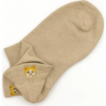 Dámské ponožky Dámské kotníkové ponožky s kočičím motivem – různé barvy - Model7