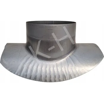 Kanalizační potrubí Sedlová odbočka t-rozdělovač lisovaná sedlová odbočka pro spiro potrubí 200-100 mm TICKA