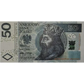 Desková hra Stolní hra 50 Zlotých bankovky pro zábavu a učení 50 Ks