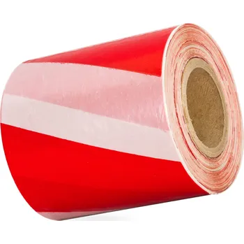 Lepicí páska VÝSTRAŽNÁ PÁSKA 100m bílo-červená PÁSKY
