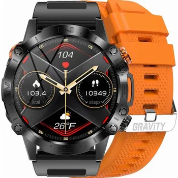 Chytré hodinky SMARTWATCH Pánské GRAVITY GT20-1 - AMOLED, DODATEČNÝ PÁSEK (sg024a) Barva (Varianta): tay-50603-uniw