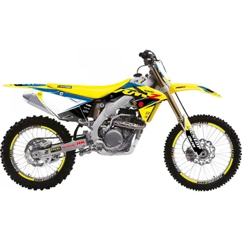 Osvětlení pro motocykl BLACKBIRD sada samolepek (dýhy) SUZUKI RMZ 450 08-17 DREAM 5 barva světle modrá žlutá černá (BLACKBIRD sada samolepek (dýhy) SUZUKI RMZ 450 08-17 DREAM 5 barva světle modrá žlutá černá)