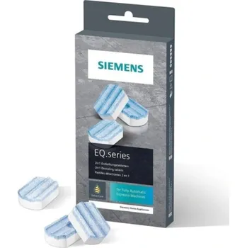 Příslušenství pro přípravu kávy Siemens TZ80002 Odvápňovací tablety 2v1 pro kávovary řady EQ, Balení 3 tablety