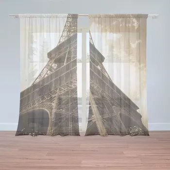 Záclona Sablio Záclony Eiffelova věž 6: 2ks 150x250cm