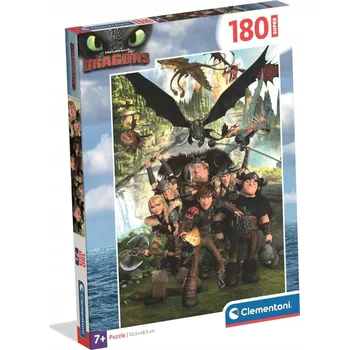 Puzzle Puzzle Super 180 dílků. Jak vycvičit draka