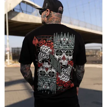 Pánské tričko tričko hardcore pánské - PREMIUM - SULLEN - SCM5800_JTBK - 5XL