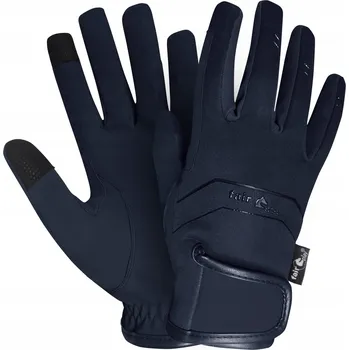 Jezdecké rukavice Jezdecké rukavice Fair Play zimní, tmavě modré, velikost L