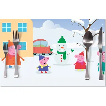 prostírání Sablio Prostírání Prasátko Pepina Zima: 40x30cm