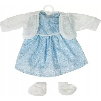 Doplněk pro panenku OBLEČENÍ PRO PANENKU 40 cm ŠATY, BOLERKO PRO PANENKU