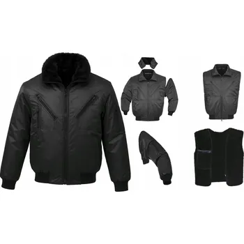 pracovní bunda Zateplená pracovní bunda Quger 4v1 s odepínacími rukávy a vložkou, velikost 3XL