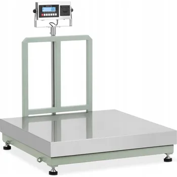 Průmyslová váha PLATOVÁ VÁHA - 600 KG / 50 G - 100 X 100 CM - LCD - TISKÁRNA ETIKET