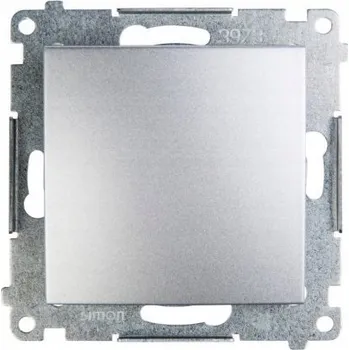 vypínač Jednopólový vypínač pod omítku Kontakt-simon stříbrný DW1A.01/43