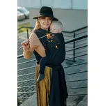 Lenny Lamb - PEACOCK'S TAIL - PITCH BLACK (merino) - délka 5,2m (vel. 7)