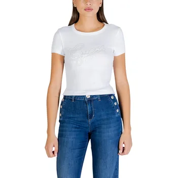 Guess dámské triko s krátkým rukávem Guess modrá | bílá 3501914