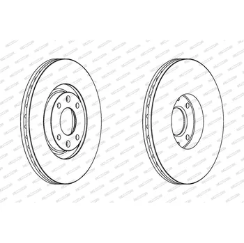Auto-moto Brzdový kotouč FERODO DDF1442C