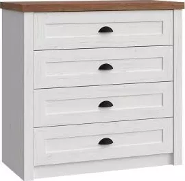 Komoda PROVENCE K4, borovice andersen/dub lefkas