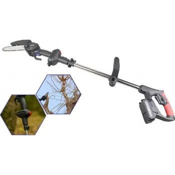 Zahradní nůžky Akumulátorová pila 21V s teleskopickou tyčí 1m