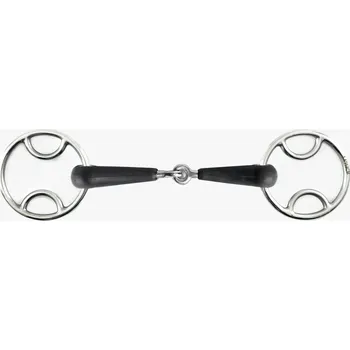 Jezdectví Jednou lomené gumové beval udidlo Premier Equine Velikost: 12,5cm