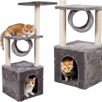 Vysoký škrabák, pelíšek, škrabací sloupek, věž Petjet 61 - 100 cm