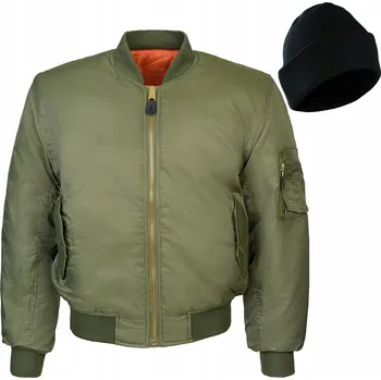 Pánský bomber Bunda FOSTEX MA1 Flyers Flek Bomber Olive L