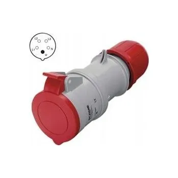 Elektrická zásuvka Přenosná zásuvka 5x32A 3P+N+PE 6h IP44 pro montáž na kabel 313.3247