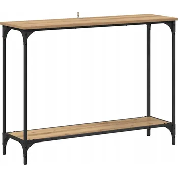 Konferenční stolek Konzolový Stolek VidaXL dub artisan přírodní 101 x 75 x 30,5 cm