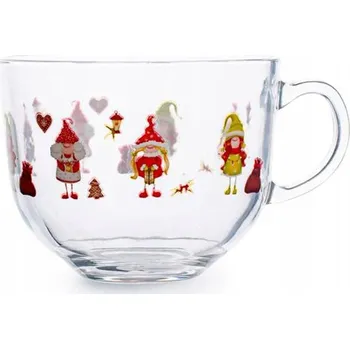 Skleněný hrnek TORO 400ml elfíci