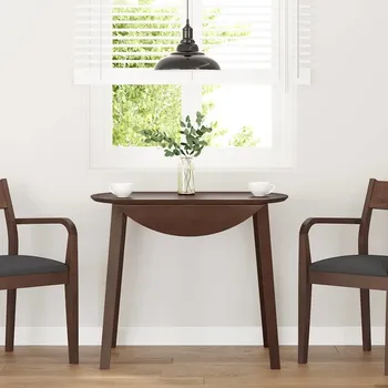 vidaXL Jídelní stůl z masivního dřeva Rubber [245367] Barva: světle hnědá