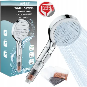 Sprchová hlavice Sprchová Hlavice do sprchy SOLIDNÍ kamenný filtr SOTBE