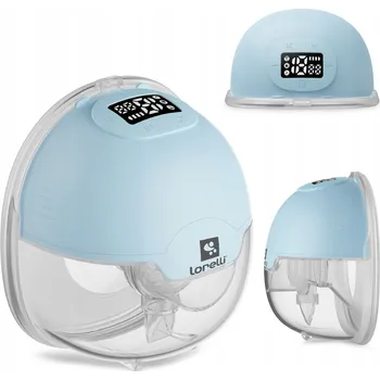 Kompaktní Elektrická Odsávačka Mléka Mušlová Hands Free Lorelli Aya Modrá