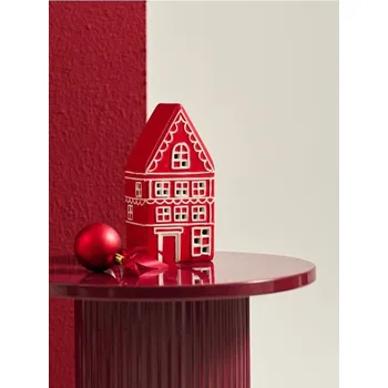 Vánoční dekorace Sinsay - Vánoční dekorace ve tvaru domečku - červená - 861GF-33X - 861GF-33X-ONE