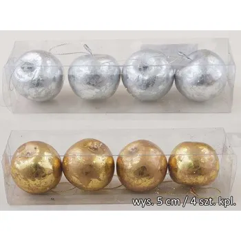 Vánoční dekorace Sady vánoční koule 5 cm 4 ks