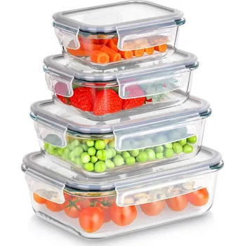 Dóza na potraviny Vilde Sada skleněných dóz 4 ks