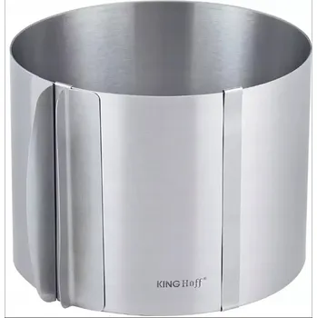 Forma na pečení Dortový prsten, nastavitelná forma, 16x30x12 cm, forma na dort Kinghoff KH 1792