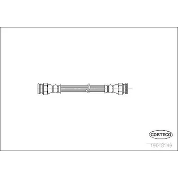 Brzdová hadice Brzdová hadice CORTECO 19018149