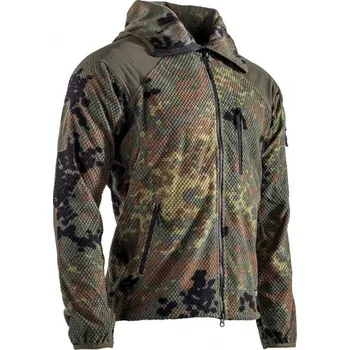Pánská mikina AB Mikina zip s kapucí fleece DELTA FLECKTARN 3XL FLECKTARN - německé maskovaní