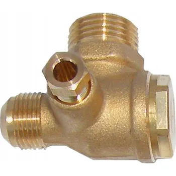 Ventil MOSAZNÝ ZPĚTNÝ VENTIL 3/8"V x 1/2"V