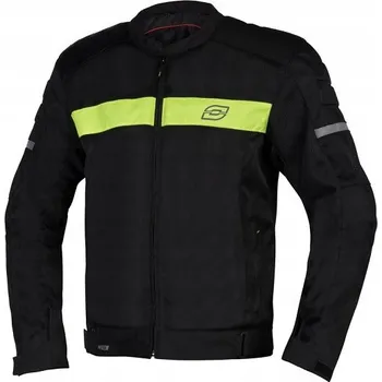 Moto bunda Textilní bunda Ozone Dart Černá/Žlutá neonová L