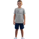 Chlapecké tričko s krátkým rukávem UNDER ARMOUR-UA GL FOUNDATION SS Šedá XL