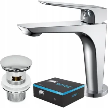 Vodovodní baterie Stojánková umyvadlová baterie Sotbe TOGA, stříbrná